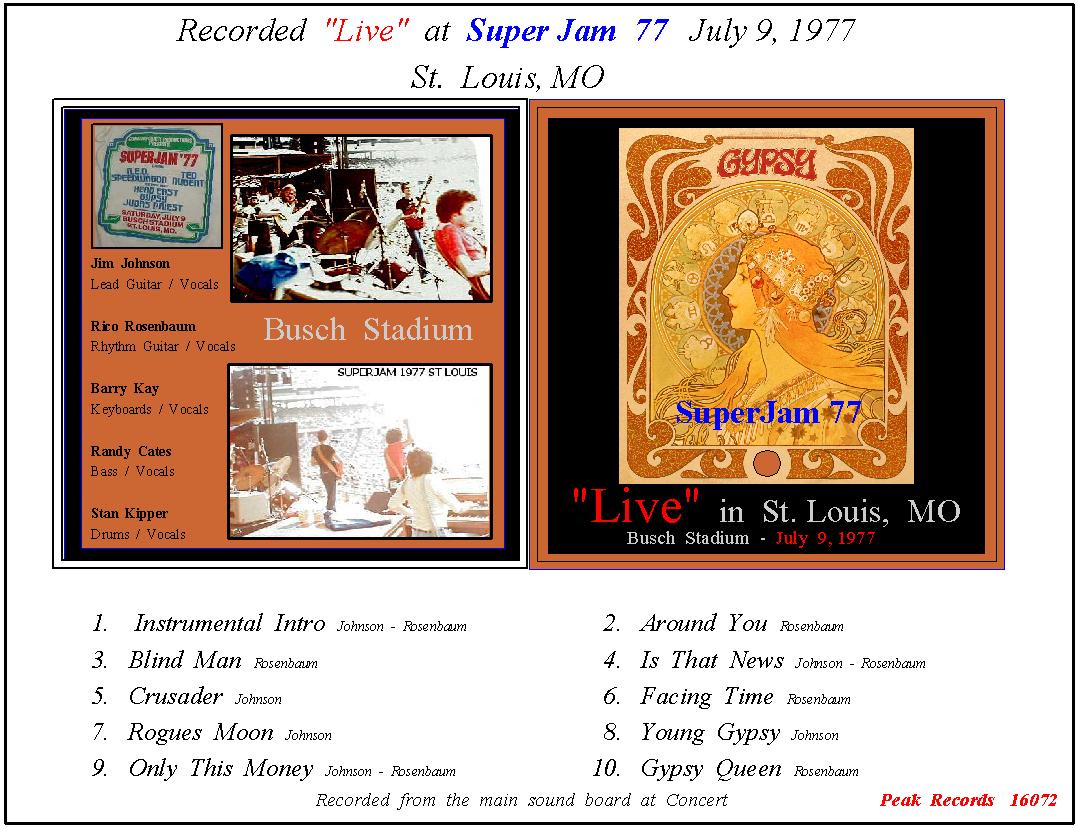 Super Jam CD Info Sheet